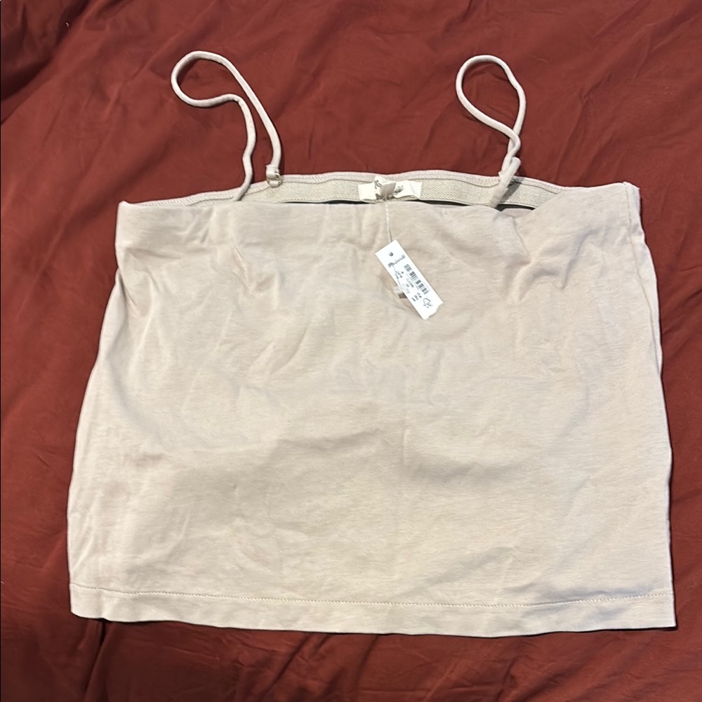 Madewell Cream Crop Top